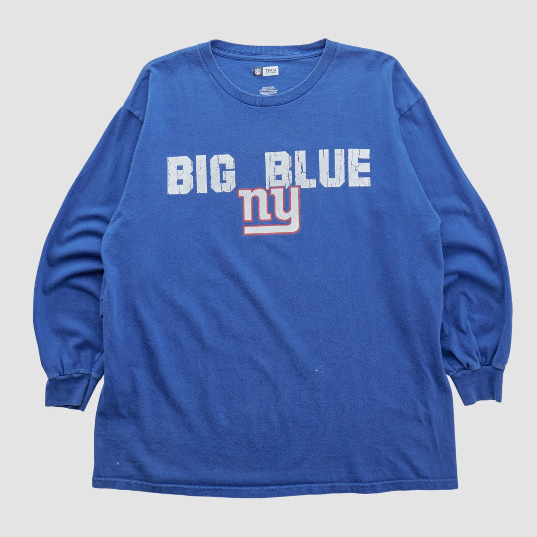Fanatics New York Giants NFL 2010s Long Sleeve T-shirt Blue Vintage