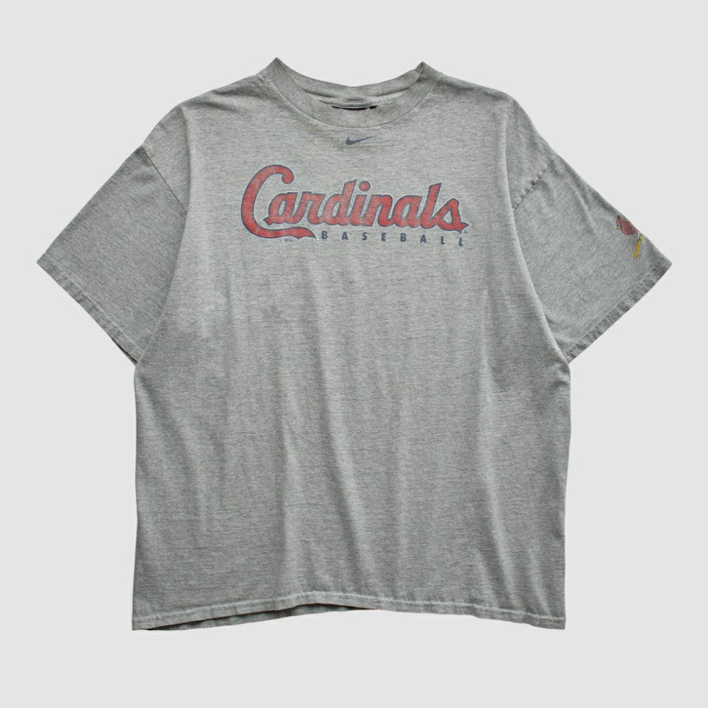 St. Louis Cardinals Nike 2000s T-shirt - Heather Gray - Vintage - Nike Sale