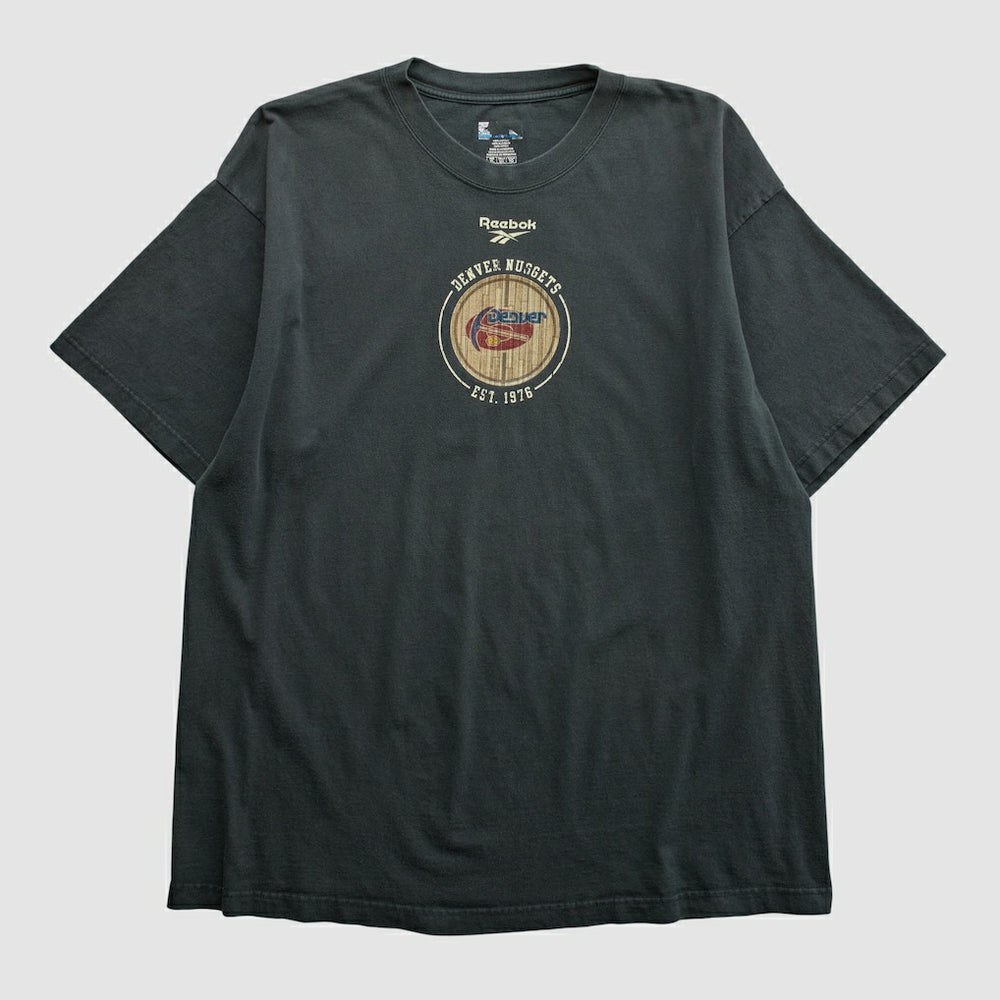 Denver Nuggets Reebok 2000s T-shirt for sale Black Vintage | Vintage discount
