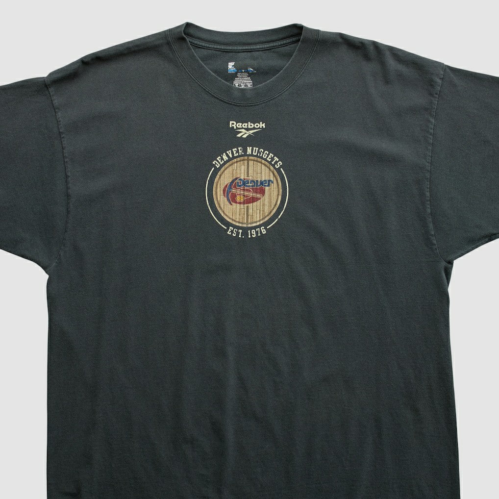 Denver Nuggets Reebok 2000s T-shirt for sale Black Vintage | Vintage discount