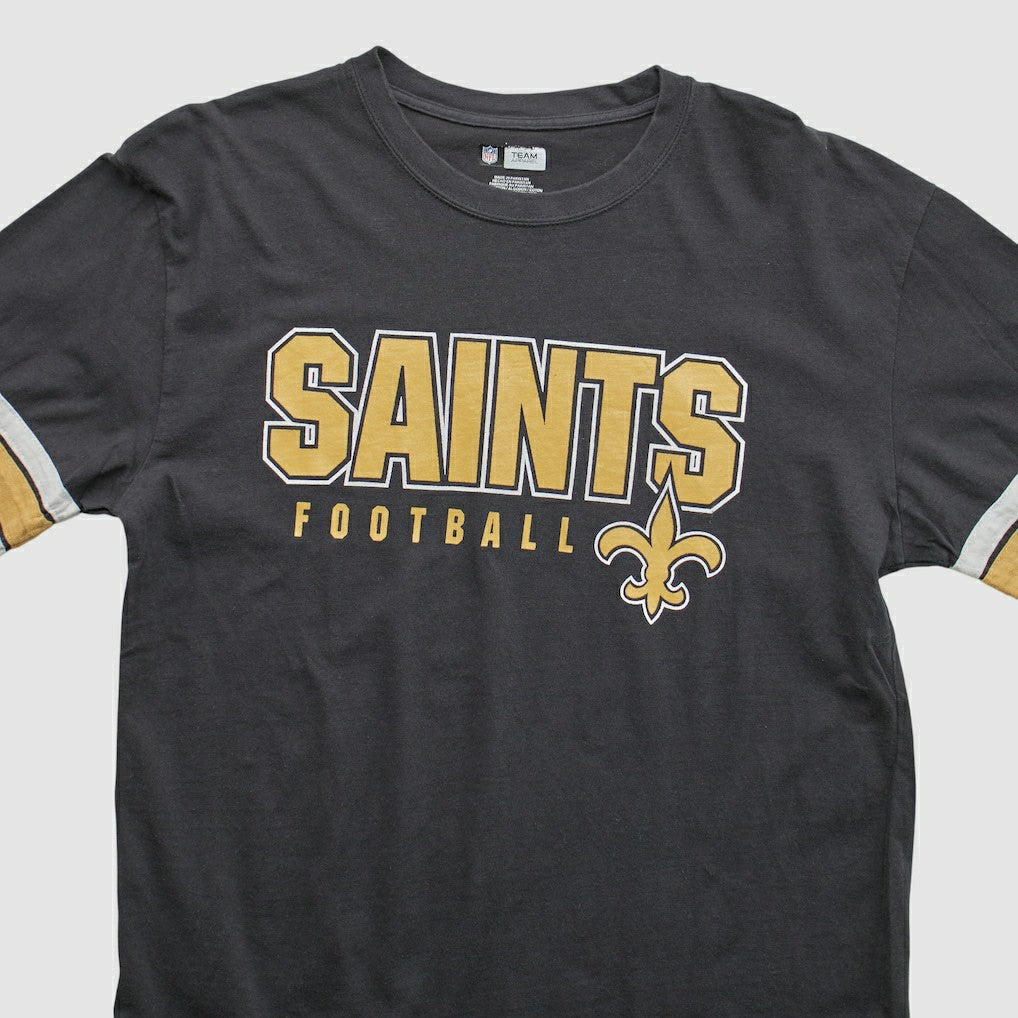 Fanatics New Orleans Saints NFL 2010s Long Sleeve T-shirt Black Vintage
