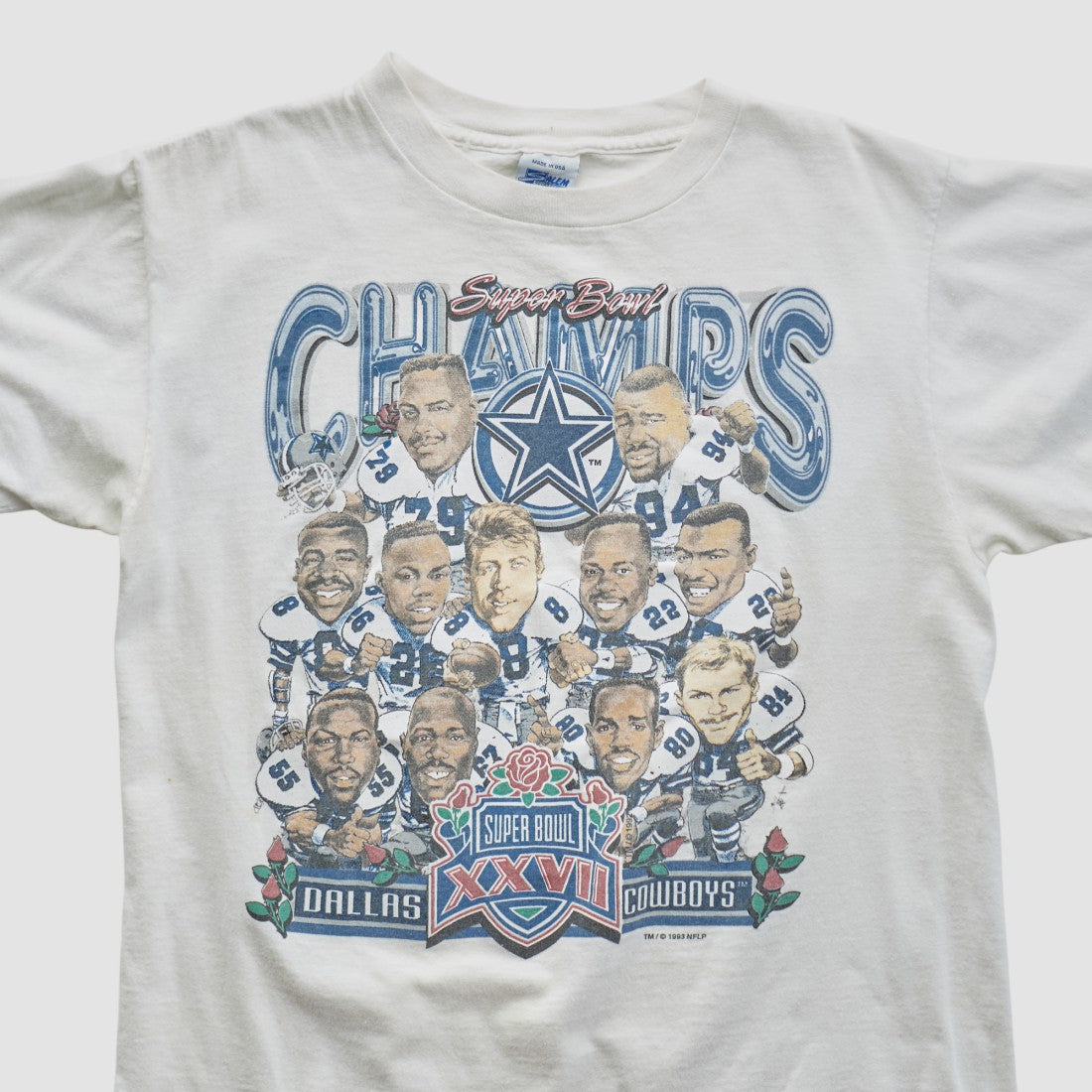 Fanatics Dallas Cowboysm Sportswear 1993 T-shirt White Vintage