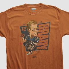 Fanatics Tom Brady Reebok 2000s T-shirt Orange Vintage