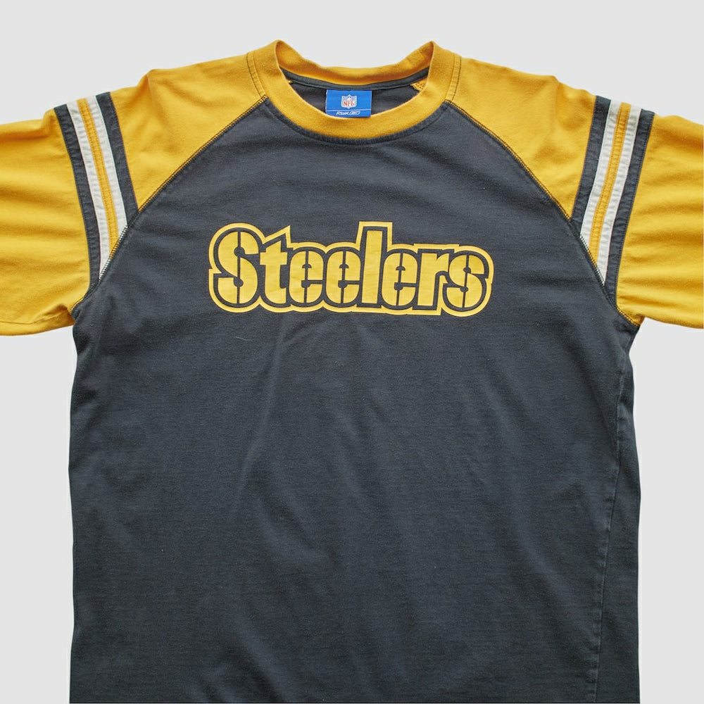 Fanatics Pittsburgh Steelers Reebok 2000s Long Sleeve T-shirt Black Vintage