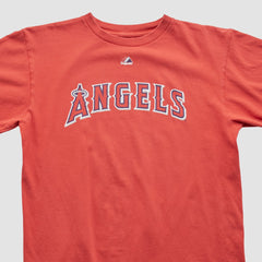 Los Angeles Angels Majestic 2000s T-shirt - Red - XVintage - Fanatics Discount