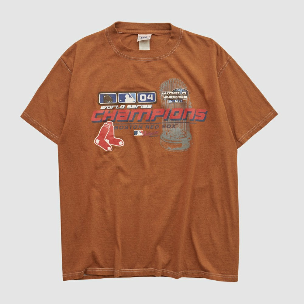 Boston Red Sox Lee Apparel 2004 T-shirt - Clay - Vintage - Fanatics Online