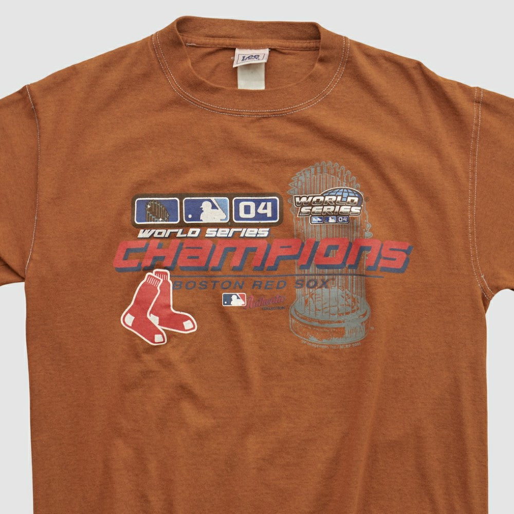 Boston Red Sox Lee Apparel 2004 T-shirt - Clay - Vintage - Fanatics Online
