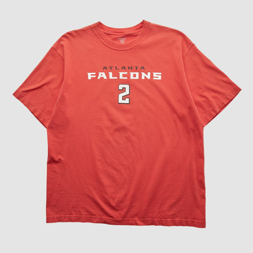Fanatics Atlanta Falcons Reebok 2000s T-shirt Red Vintage