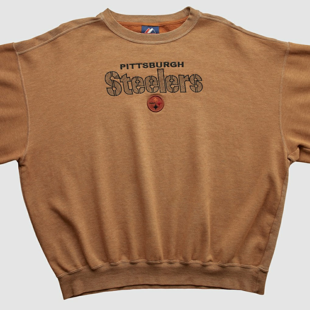Fanatics Pittsburgh Steelers Majestic 2000s Pullover Sweatshirt Clay Vintage