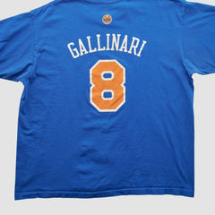 New York Knicks 2000s T-shirt Blue Vintage | Adidas for sale