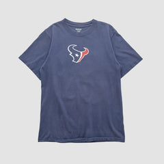 Fanatics Houston Texans Reebok 2000s T-shirt Navy Vintage