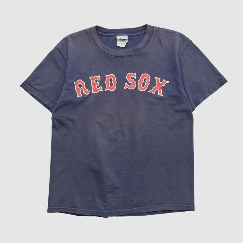 Boston Red Sox Majestic 2000s T-shirt - Navy - XVintage - Fanatics Lifestyle