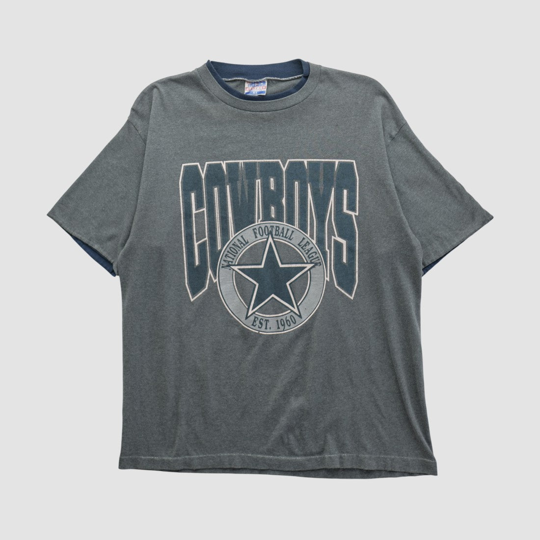 Fanatics Dallas Cowboys Trench 90s T-shirt Gray Vintage