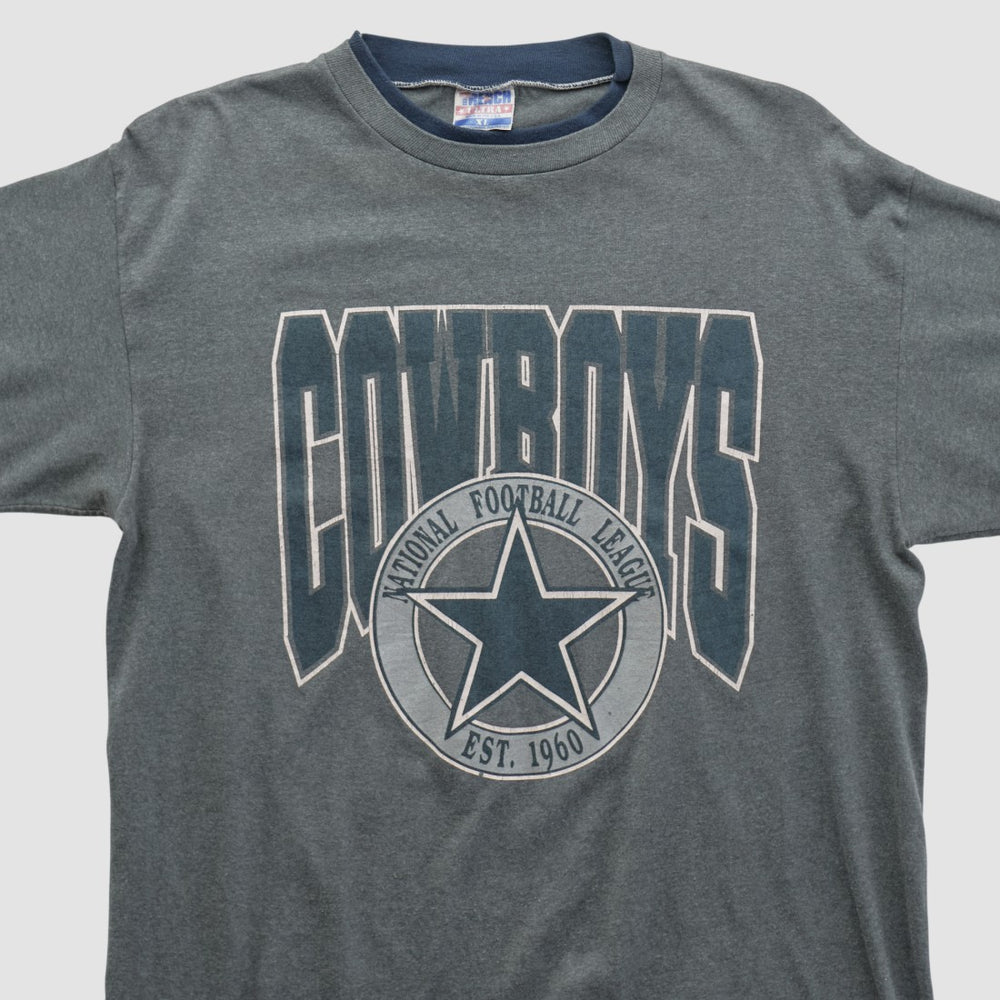 Fanatics Dallas Cowboys Trench 90s T-shirt Gray Vintage