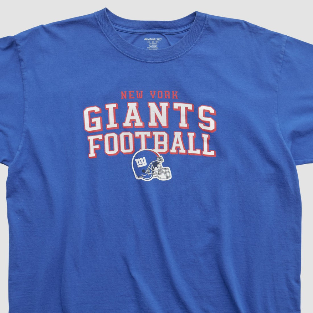 Fanatics New York Giants Reebok 2010s T-shirt Blue Vintage