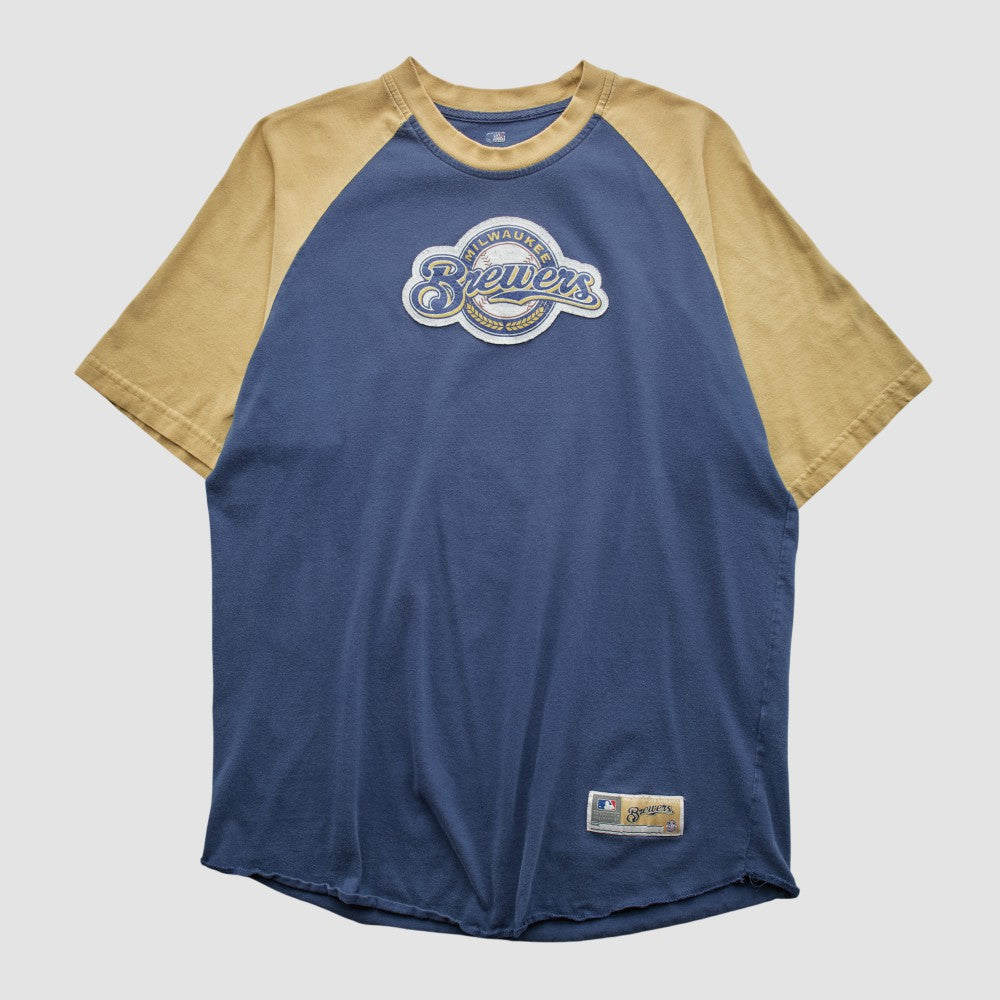 Milwaukee Brewers MLB Genuine Merchandise 2000s T-shirt - Navy - Vintage - Fanatics Online
