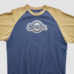 Milwaukee Brewers MLB Genuine Merchandise 2000s T-shirt - Navy - Vintage - Fanatics Online