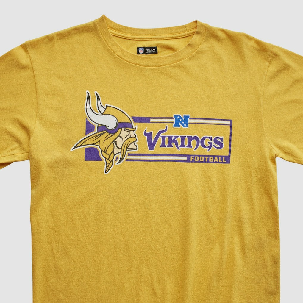 Fanatics Minnesota Vikings NFL 2010s Long Sleeve T-shirt Yellow Vintage