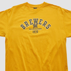 Milwaukee Brewers Gear For Sports 2000s T-shirt - Yellow - XVintage - Fanatics Sale