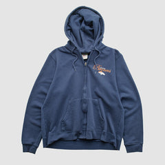 Fanatics Denver Broncos NFL 2000s Hooded Full Zip Sweatshirt Navy Vintage