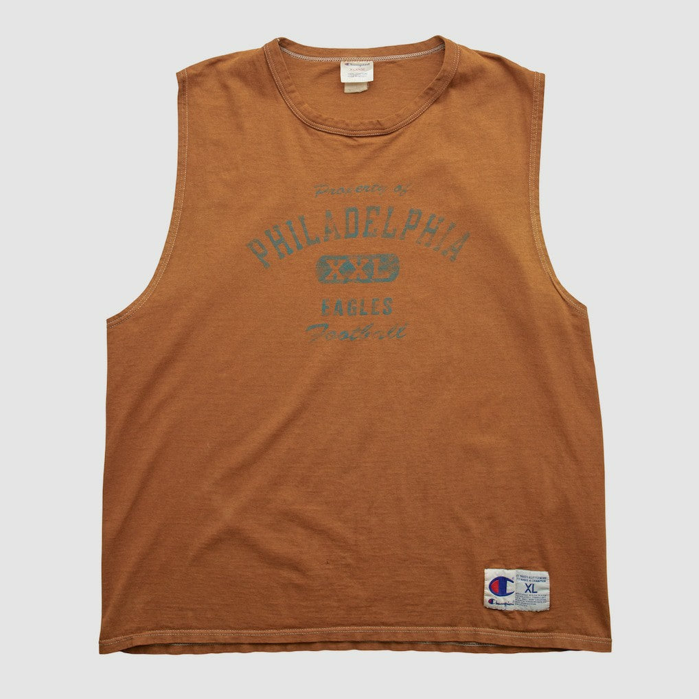 Fanatics Philadelphia Eagles Champion 90s Tank Clay Vintage