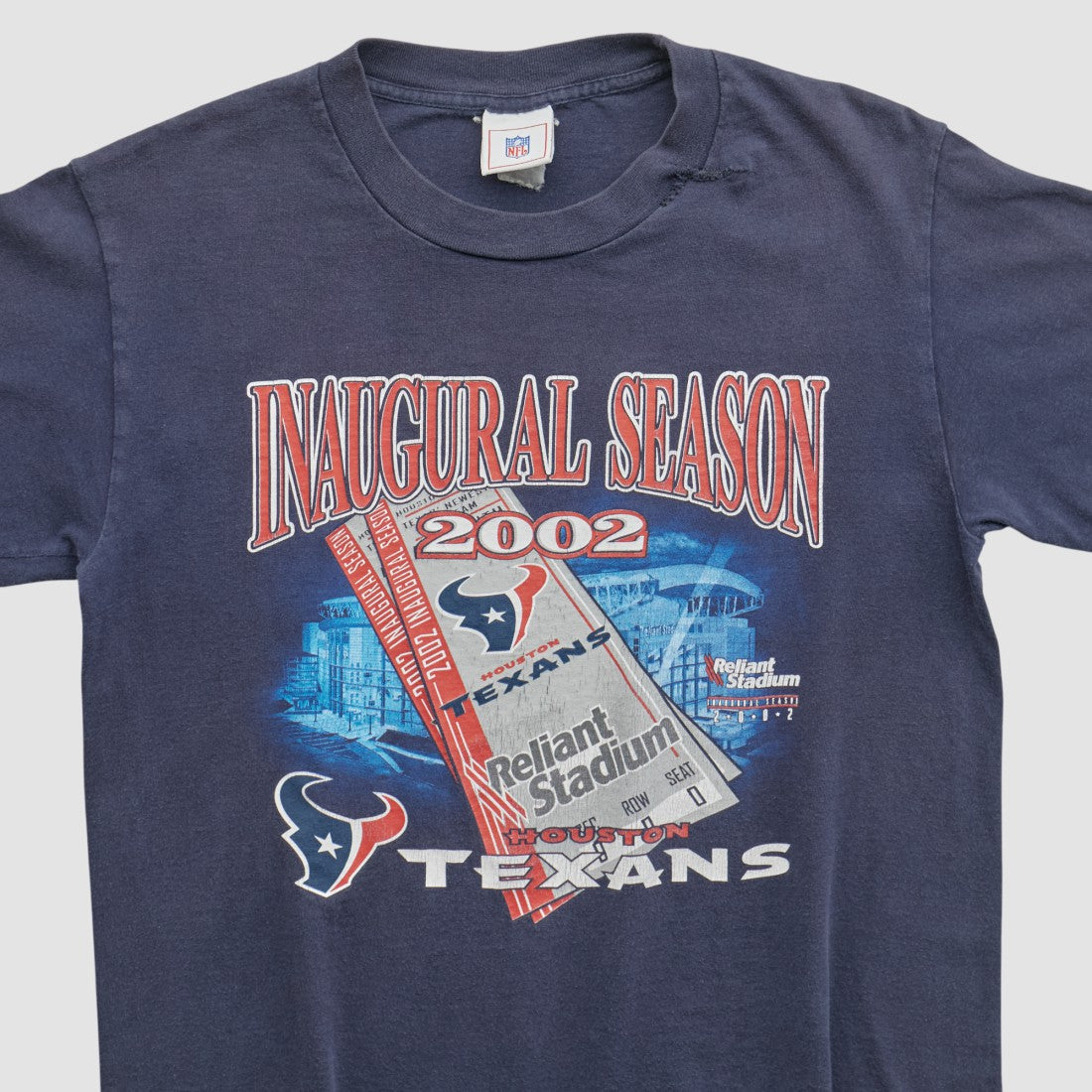 Fanatics Houston Texans NFL 2002 T-shirt Navy Vintage