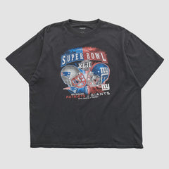 Fanatics Super Bowl XLII Reebok 2008 T-shirt Black Vintage