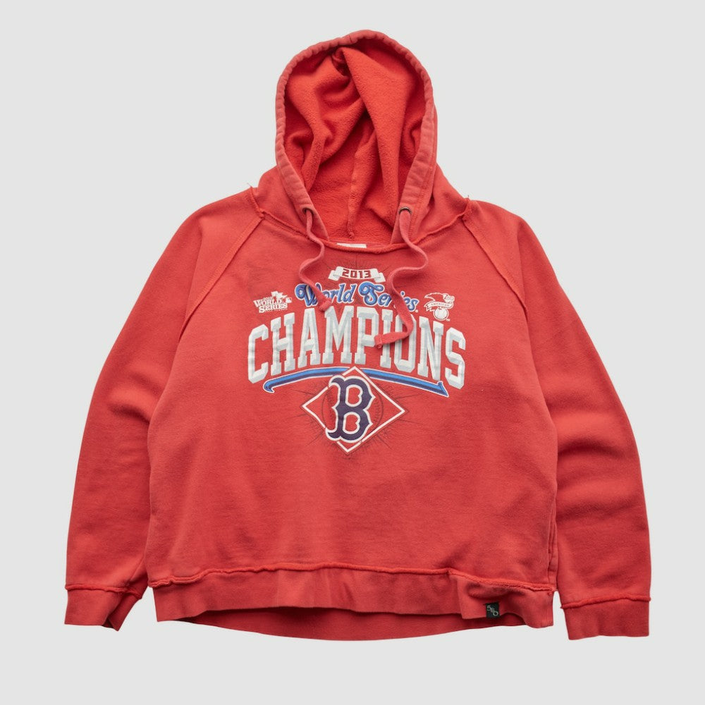 Boston Red Sox MLB Genuine Merchandise 2013 Hooded Pullover Sweatshirt - Red - XXVintage - Fanatics Online