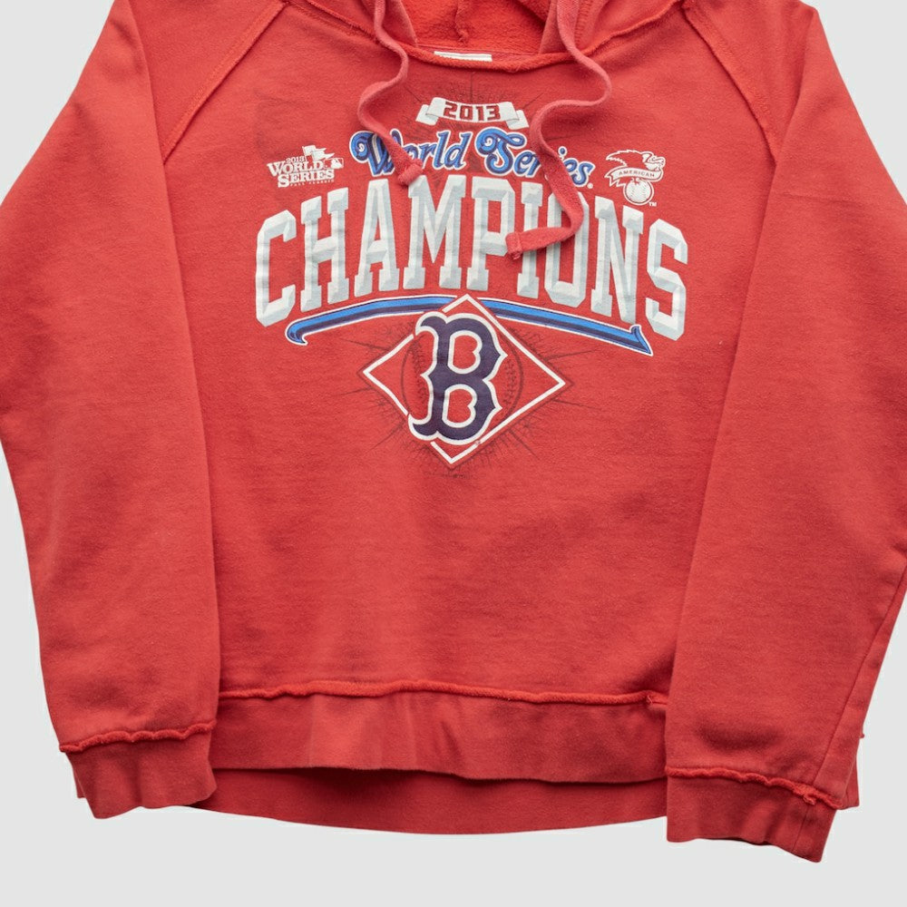 Boston Red Sox MLB Genuine Merchandise 2013 Hooded Pullover Sweatshirt - Red - XXVintage - Fanatics Online