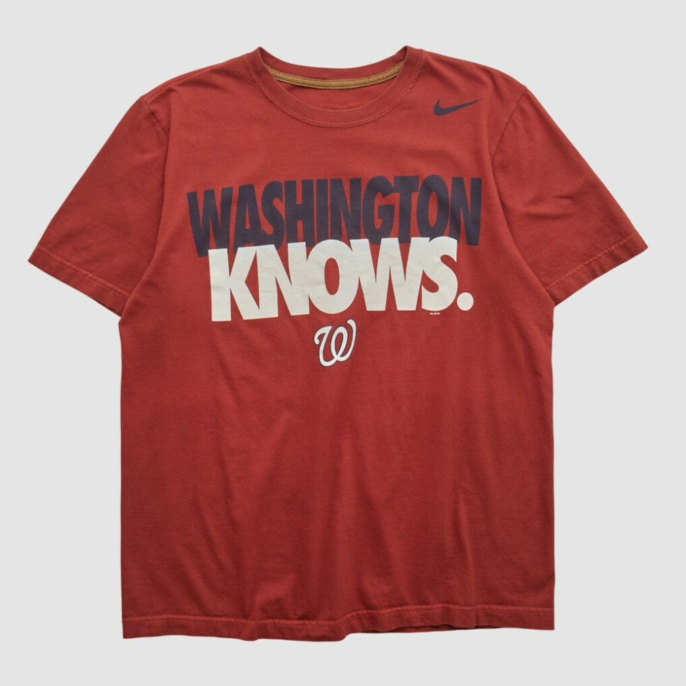Washington Nationals Nike 2010s T-shirt - Maroon - Vintage - Nike Discount