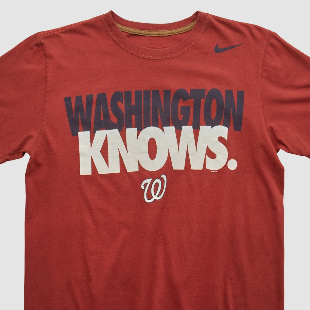Washington Nationals Nike 2010s T-shirt - Maroon - Vintage - Nike Discount