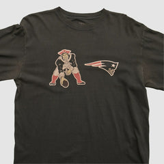 Fanatics New England Patriots Reebok 2000s Long Sleeve T-shirt Charcoal Vintage