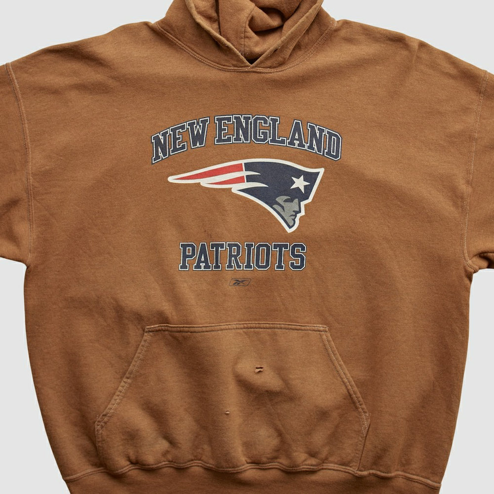 Fanatics New England Patriots NFL 2000s Hooded Pullover Sweatshirt Clay Vintage