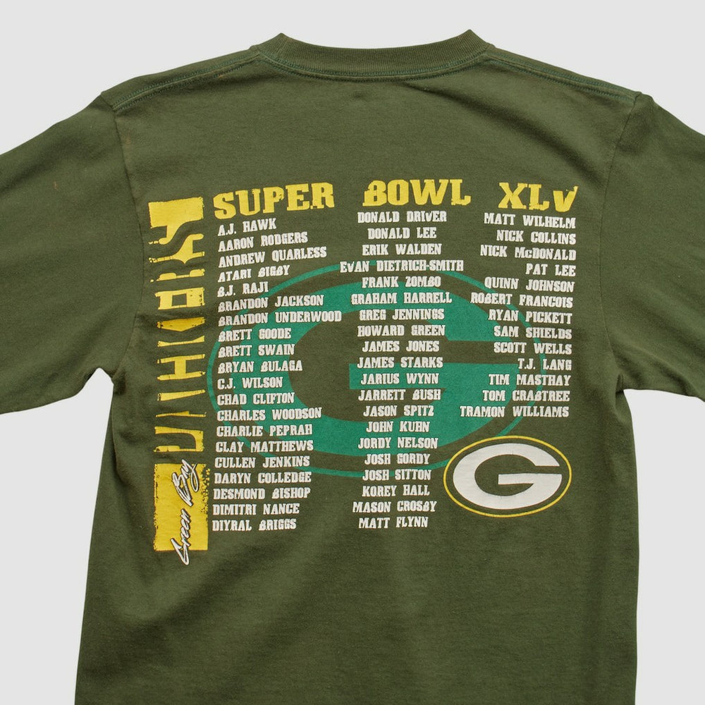 Fanatics Green Bay Packers NFL 2011 Long Sleeve T-shirt Green Vintage