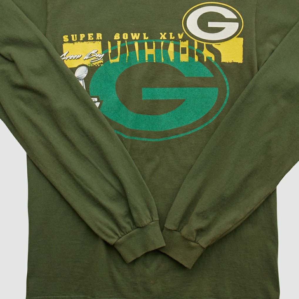 Fanatics Green Bay Packers NFL 2011 Long Sleeve T-shirt Green Vintage