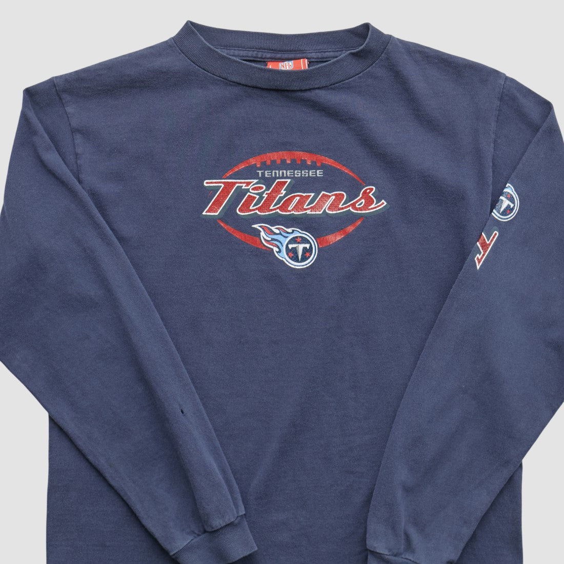 Fanatics Tennessee Titans NFL 2000s Long Sleeve T-shirt Navy Vintage