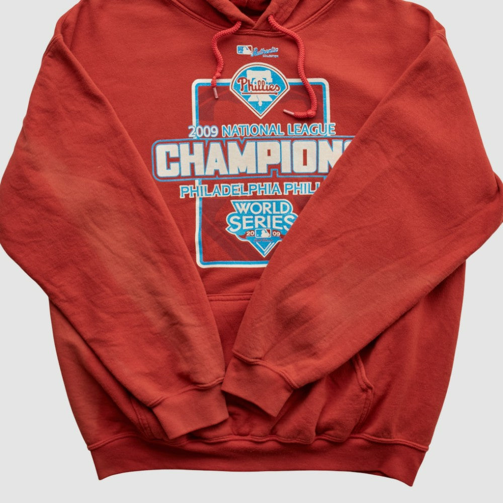 National League Champions 2009 Hooded Pullover Sweatshirt - Red - Vintage - Fanatics Lifestyle