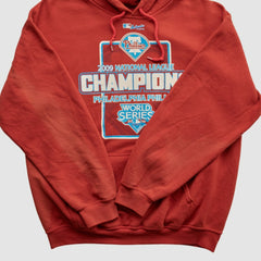 National League Champions 2009 Hooded Pullover Sweatshirt - Red - Vintage - Fanatics Lifestyle
