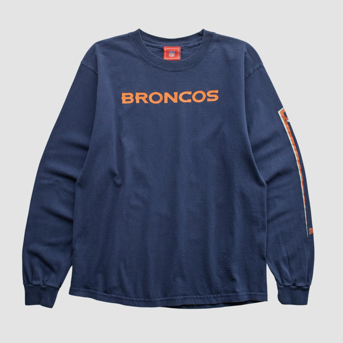 Fanatics Denver Broncos NFL 2000s Long Sleeve T-shirt Navy Vintage