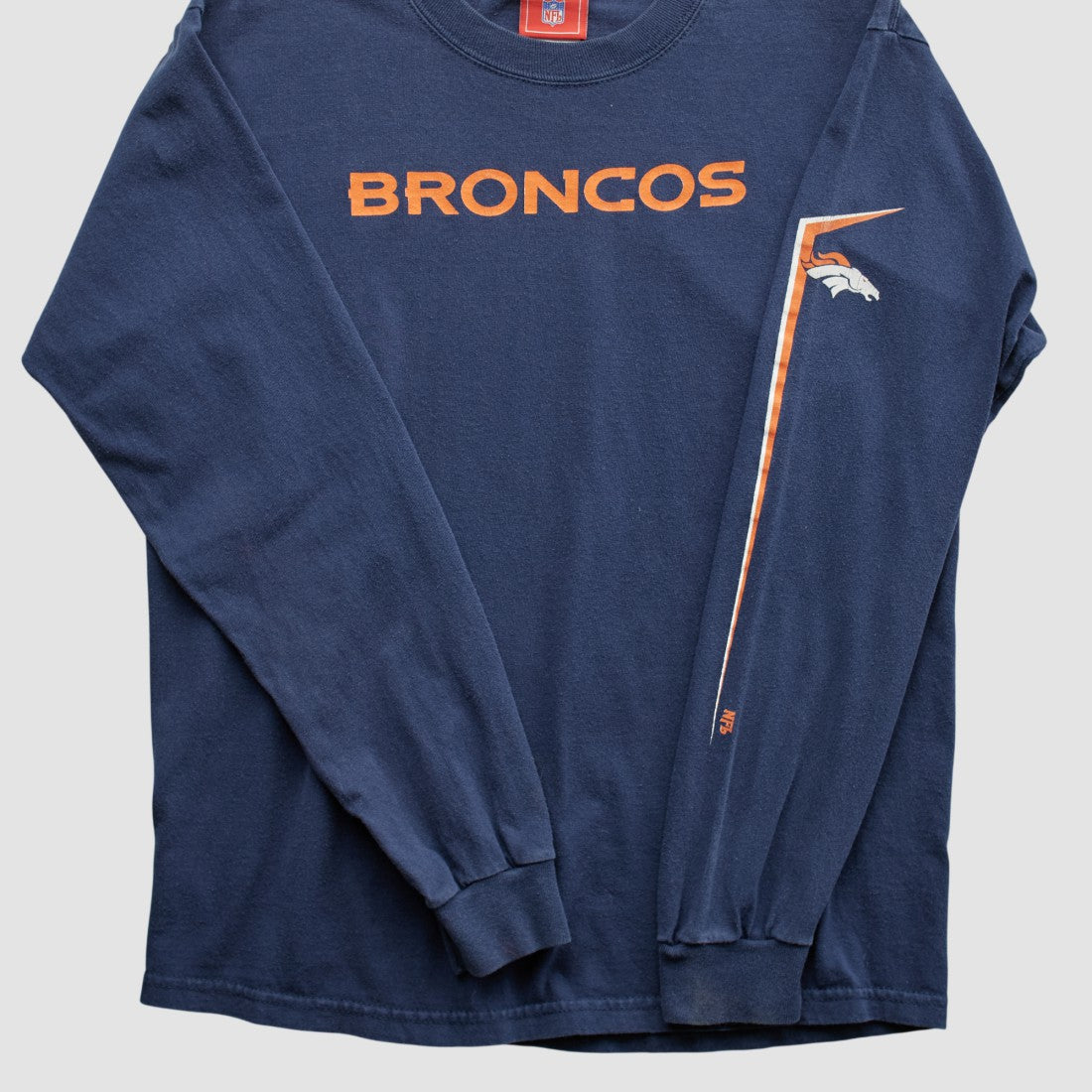 Fanatics Denver Broncos NFL 2000s Long Sleeve T-shirt Navy Vintage