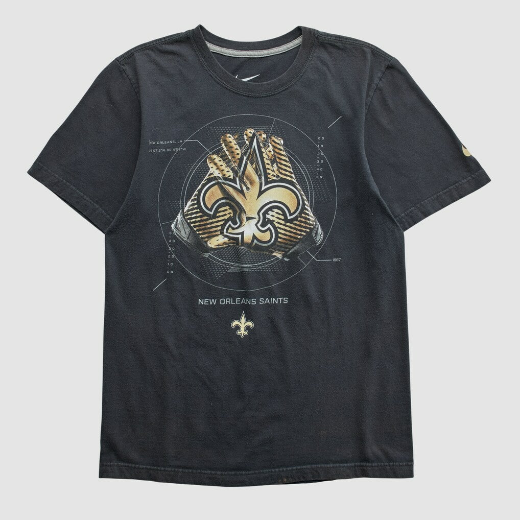 Fanatics New Orleans Saints 2010s T-shirt Black Vintage
