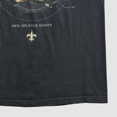 Fanatics New Orleans Saints 2010s T-shirt Black Vintage