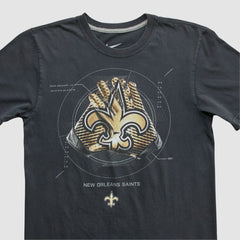 Fanatics New Orleans Saints 2010s T-shirt Black Vintage