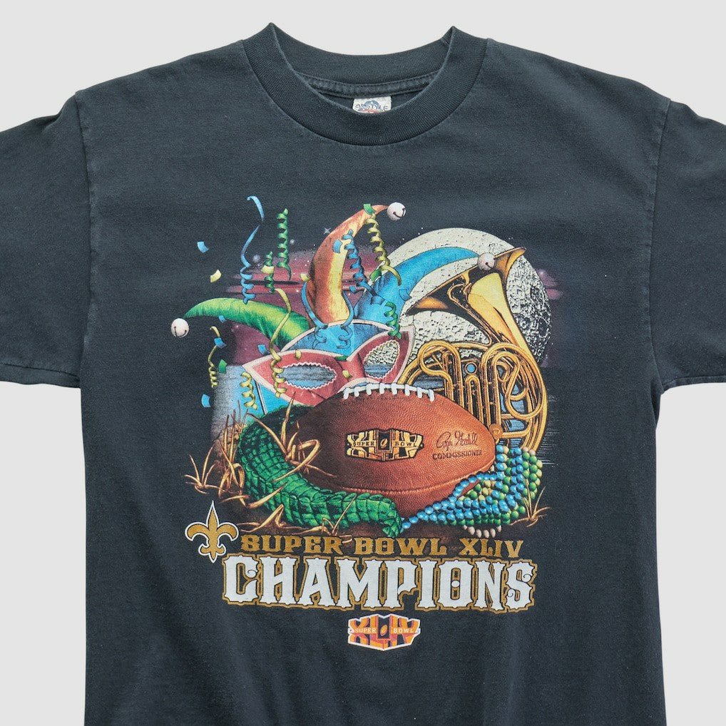 Fanatics New Orleans Saints Alstyle 2010 T-shirt Black Vintage