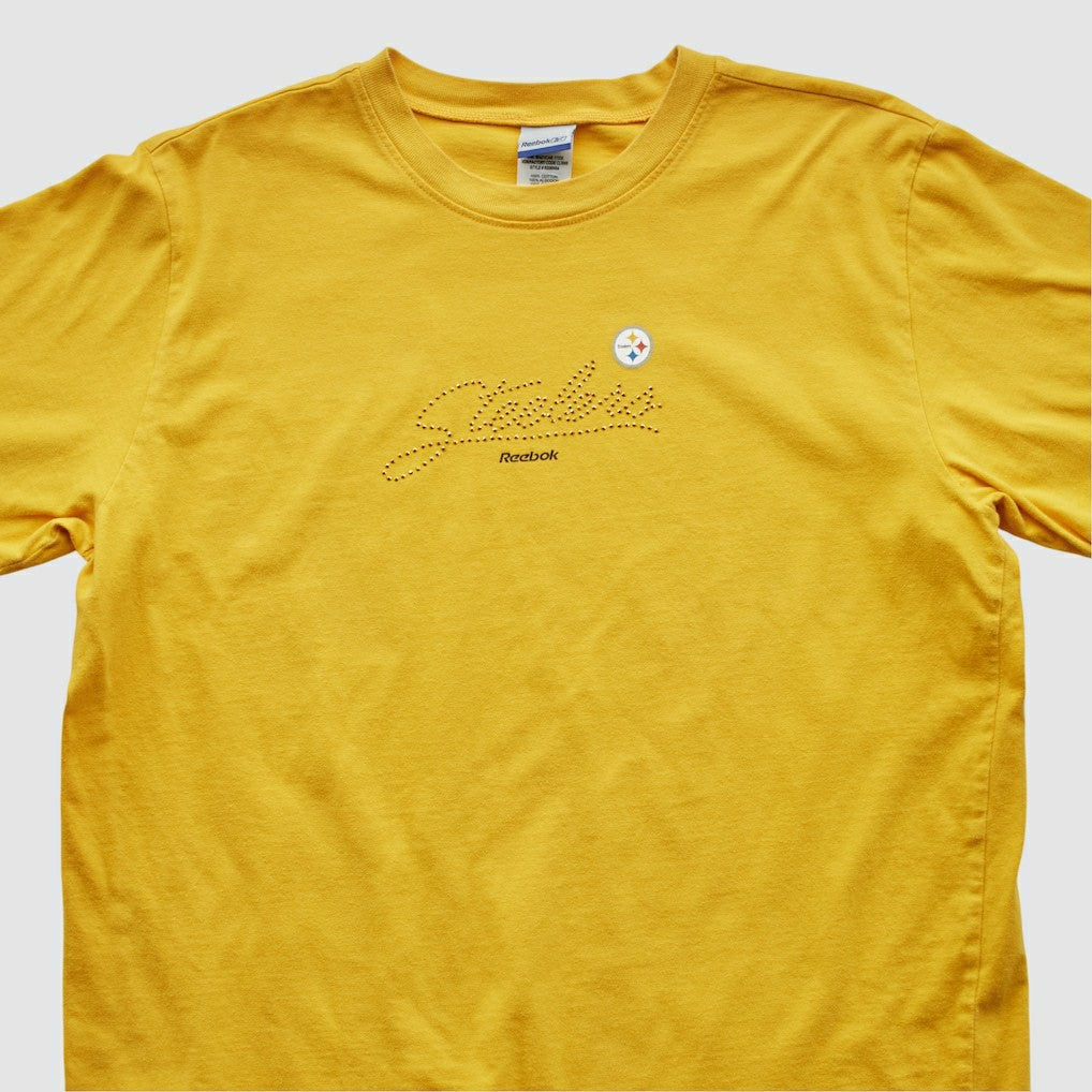 Fanatics Pittsburgh Steelers Reebok 2000s T-shirt Yellow Vintage