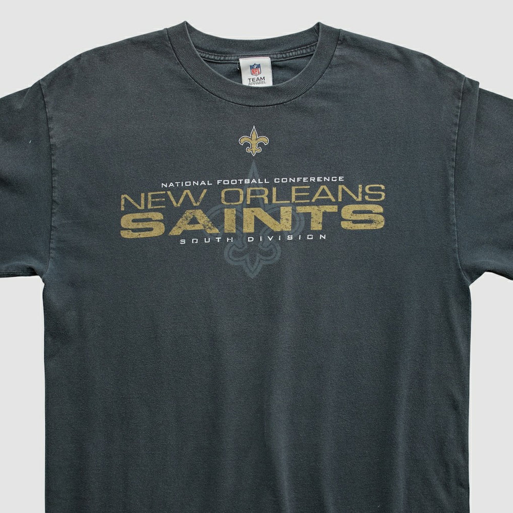 Fanatics New Orleans Saints NFL 2010s Long Sleeve T-shirt Black Vintage