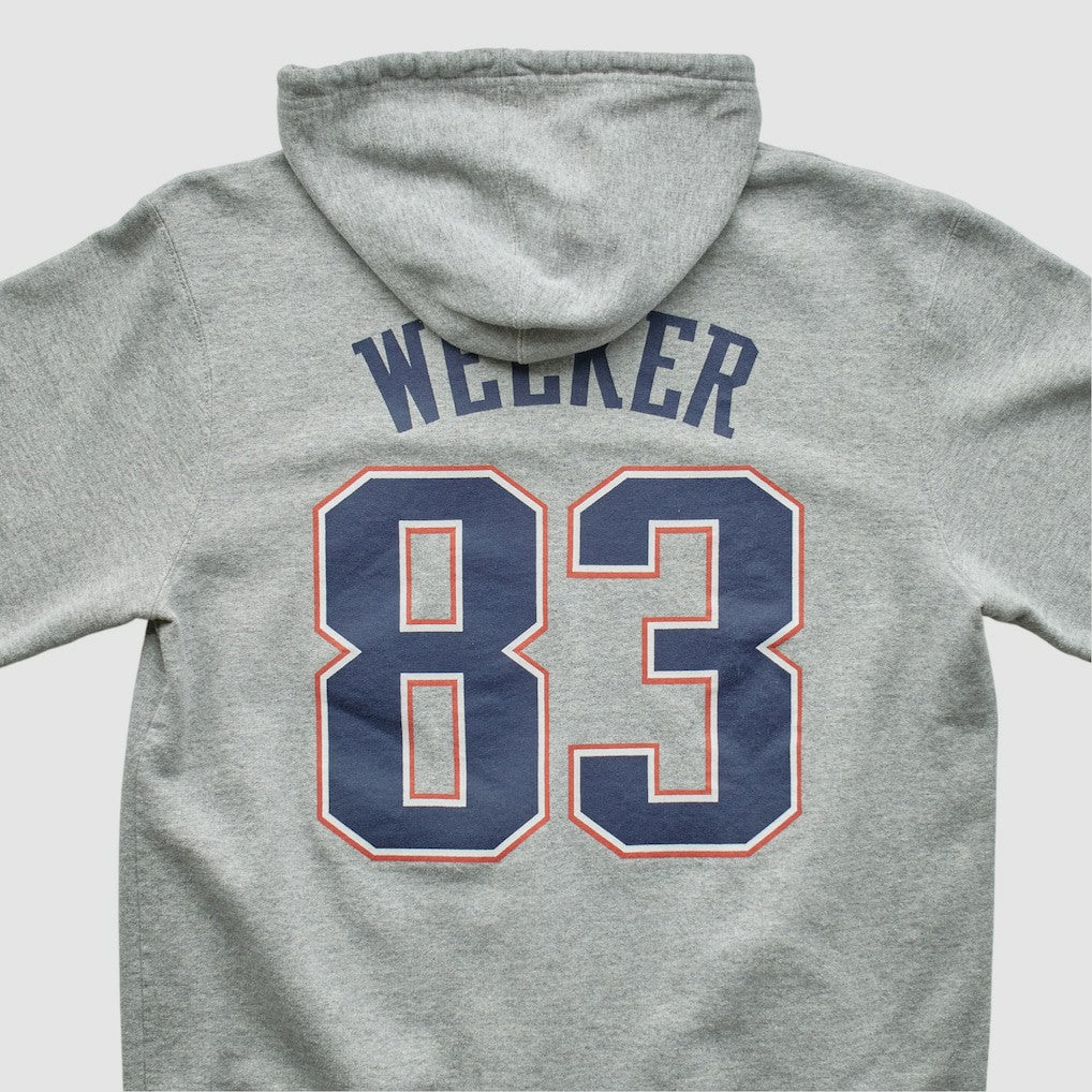 Fanatics New England Patriots Reebok 2000s Hooded Pullover Sweatshirt Heather Gray Vintage