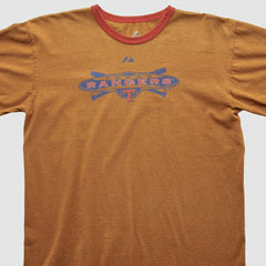 Texas Rangers Majestic 2000s T-shirt - Clay - Vintage - Fanatics Lifestyle