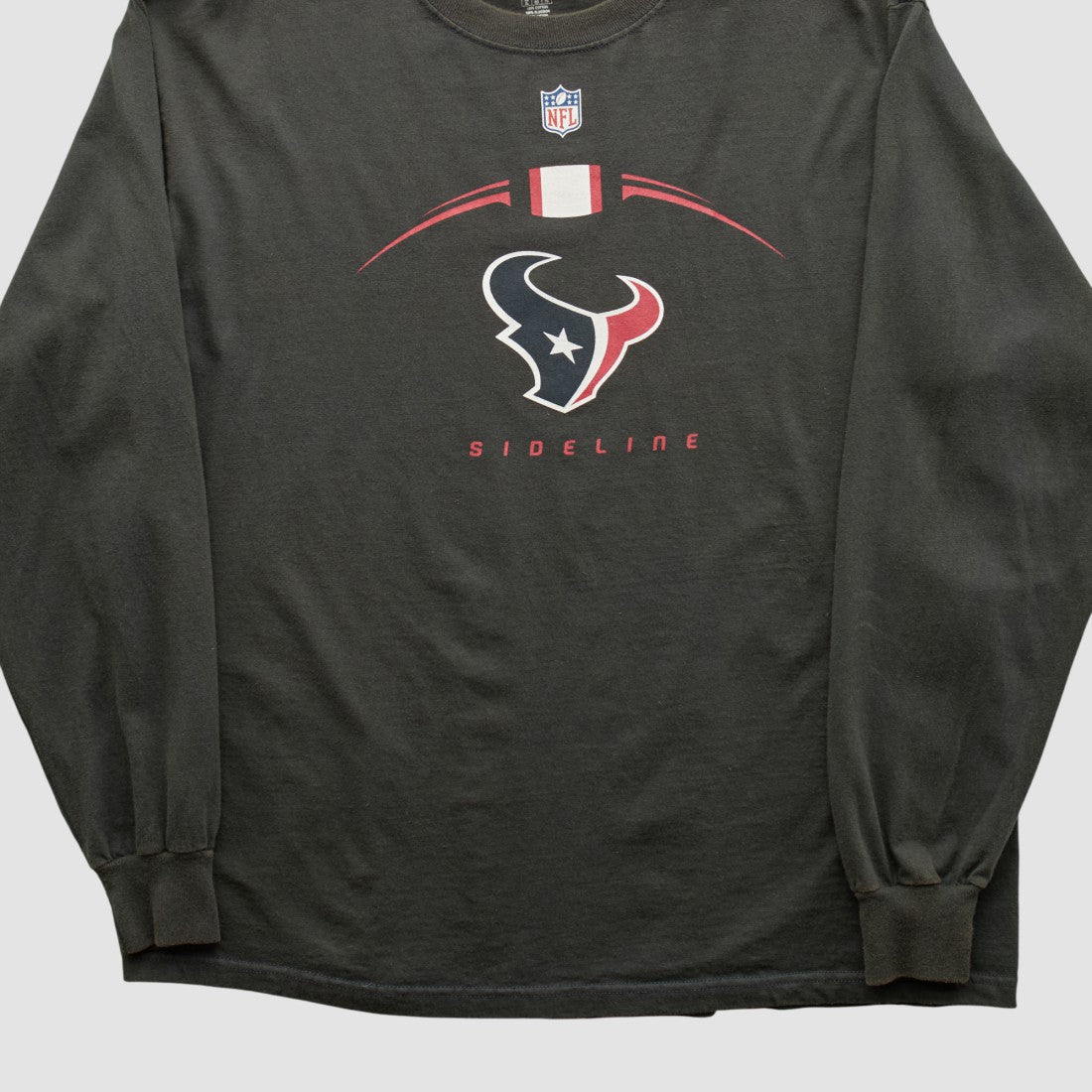 Fanatics Houston Texans Reebok 2000s Long Sleeve T-shirt Black Vintage