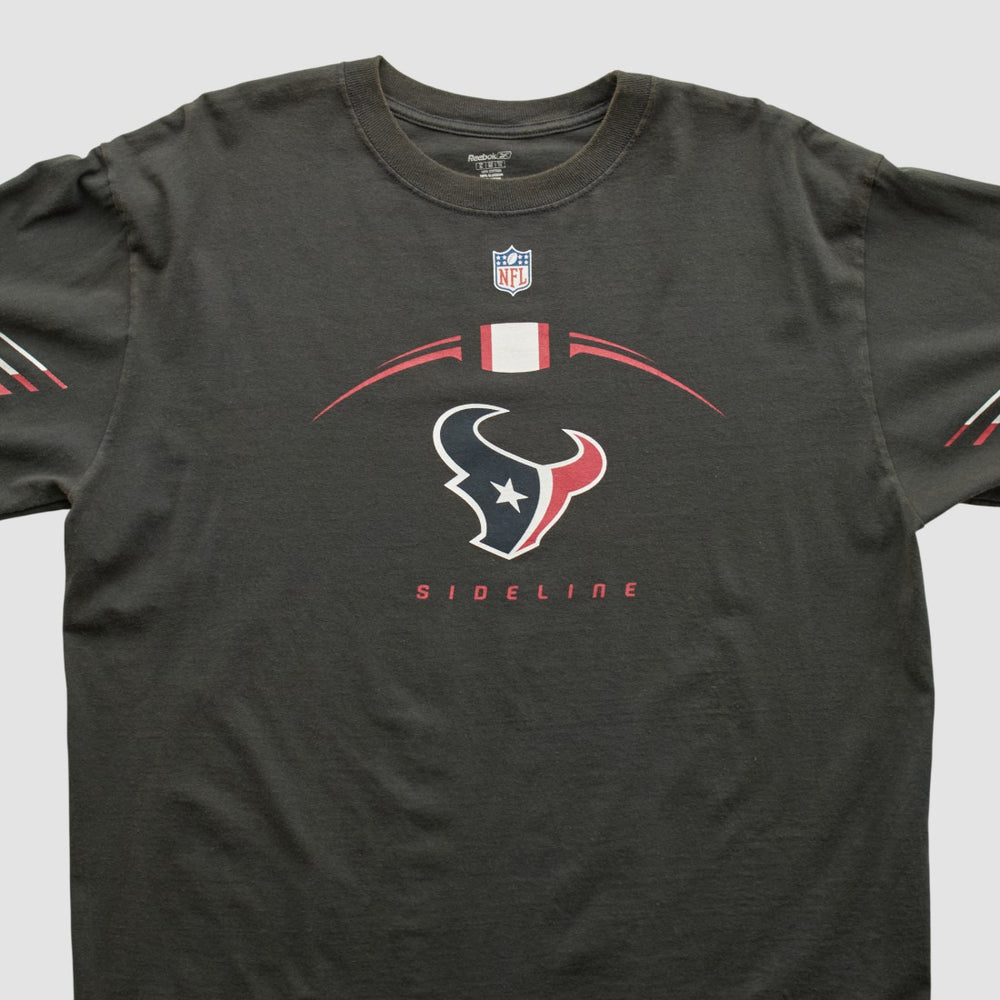 Fanatics Houston Texans Reebok 2000s Long Sleeve T-shirt Black Vintage